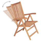 Garden Chair Set of 6 Teak Solid teak wood Foldable 3065526