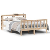 Bed Frame without Mattress 120x200 cm Solid Wood Pine 3305759