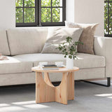 Coffee Table Natural 50 x 50 x 35 cm Solid pine wood 873529