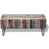 243455 Coffee Table Solid Reclaimed Wood 100x50x38 cm