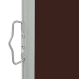 Patio Retractable Side Awning 160x300 cm Brown 48349