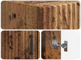 Toilet Cabinet HOORN Old Wood 66 x 25.5 x 190 cm 897363