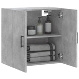 Wall Cabinet Concrete Grey 60x31x60 cm Engineered Wood 829976