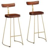 Bar Stools 2 pcs 49x43x103 cm Solid Wood Mango 4013518