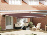 Manual Retractable Awning Brown 400x300 cm 3215630