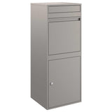 Parcel Drop Box Rusty 41 x 38 x 103 cm Weathering Steel 874939
