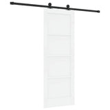 Sliding Door ORKDAL White 73.5 x 198.5 cm Solid Pine Wood 3333467