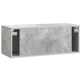 Wall-Mounted TV Cabinet Concrete Grey 78.5 x 31 x 30 cm 899398