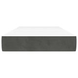 Pocket Spring Bed Mattress Medium Dark Grey 100x190x20 cm Twin 347860