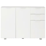 Sideboard High Gloss White 107x35x80.5 cm 283718