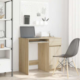 Desk Sonoma Oak 86x49x76 cm Engineered Wood 861825