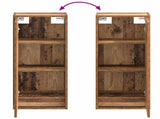 Wall-mounted Sink Vanity Old Wood 35 x 20 x 81 cm 890766