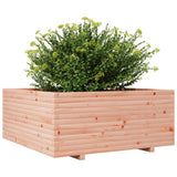 ZNTS Garden Planter 110x110x49.5 cm Solid Wood Douglas 3282547