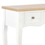 ZNTS Dressing Console Table with 3 Drawers White 280044