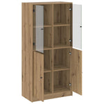 Highboard with Doors Artisian Oak 68x37x142 cm Engineered Wood 3318723