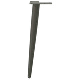 Coffee Table Legs Conical Shape 4 pcs Anthracite 42-43 cm Steel 4012514