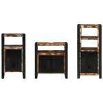 Bathroom Furniture Set 3 pcs Multicolour Solid Reclaimed Wood 3305627