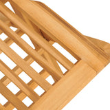 Garden Dining Set Natural Teak Solid Teak Wood 5 Piece Set 3155031
