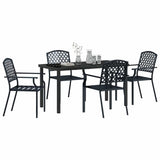 Garden Dining Set 5 pcs Anthracite Powder-Coated Steel 3379305