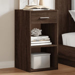 ZNTS Bedside Cabinets 2 pcs Brown Oak 35x34x65 cm Engineered Wood 840589