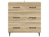Drawer Cabinet Sonoma Oak 66 x 34.5 x 89.5 cm Engineered Wood 894837