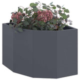 Corner Planter Anthracite 45 x 45 x 35 cm Steel 883649
