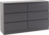 ZNTS Malvern 6 Drawer Chest 100-102-129