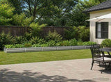 Raised Garden Bed Silver 480 x 40 x 24 cm galvanized 8006368
