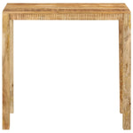 ZNTS Bar Table 112x55x108 cm Solid Wood Mango 350317