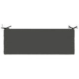 2-Piece Bench Cushions SOEST 2 pcs 100% Polyester Anthracite 949743
