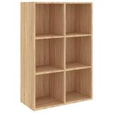 Book Cabinet/Sideboard Sonoma Oak 66x30x98 cm Engineered Wood 800345
