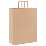 Paper Bags 250 pcs with Handles Brown 32x12x42 cm 4101816