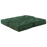 Modular Sofa 2 pcs Green 140 x 70 x 36 cm Fabric 3315080
