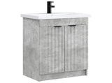 Bathroom Furniture Set Concrete Grey 56 x 37.5 x 81 cm 3404147