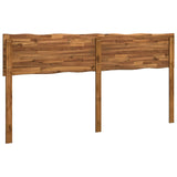 Live Edge Headboard ROSTOCK Natural 200 cm Solid Acacia Wood 903147