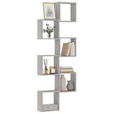 Wall Cube Shelves 6 pcs Grey Sonoma 30x15x30 cm 815884
