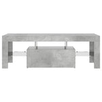 TV Cabinet with LED Lights Concrete Grey 120x35x40 cm 804350