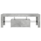 TV Cabinet with LED Lights Concrete Grey 120x35x40 cm 804350