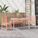 4 Piece Garden Dining Set Solid Wood Douglas 3154706