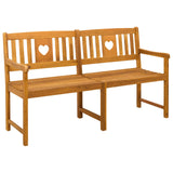 Outdoor Bench Natural 150 x 55.5 x 90 cm Solid Acacia Wood 42028090
