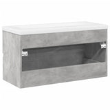 2 Piece Bathroom Furniture Set Concrete Grey Engineered Wood 3324910