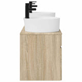 Bathroom Cabinet Set 3 pcs Sonoma Oak 49 x 44.5 x 65 cm 3405749