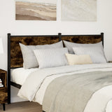 Replace Headboard Smoked Oak 140 cm Engineered Wood and Steel 4007700