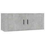 Wall Mounted TV Cabinet Concrete Grey 100x34.5x40 cm 816636