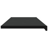Window Sill Black with Wood Grain 140 x 40 x 4.5 cm PVC 42022223