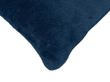 Cushion Cover 12 pcs HEERLEN Navy Blue 40 x 80 cm Flannel 910179