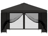 Garden Gazebo with Sidewalls 3 x 3 m Anthracite 900363