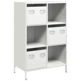 Highboard White 68x39x103.5 cm Steel 851411