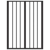 Dog Gate 4 pcs Black 60 x 80 cm Galvanised Steel 892015