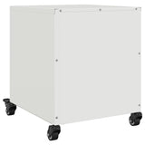 Bedside Cabinets 2 pcs White 36x39x43.5 cm Steel 846637